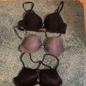 Lot of 3 Victoria’s Secret Push-Up Bras
